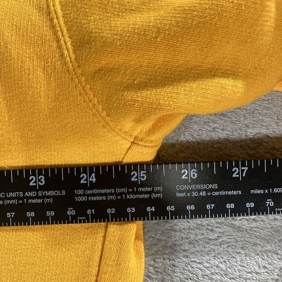 SCW California Sweatshirt Adult Large Yellow White Bear Logo Hoodie - Picture 8 of 9